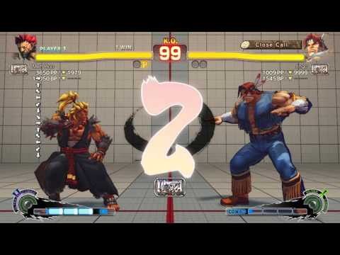 Ultra Street Fighter IV battle: Akuma vs T. Hawk