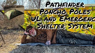 Best Ultra Lite and Emergency Shelter/Tent  System for use with a Poncho for 2024