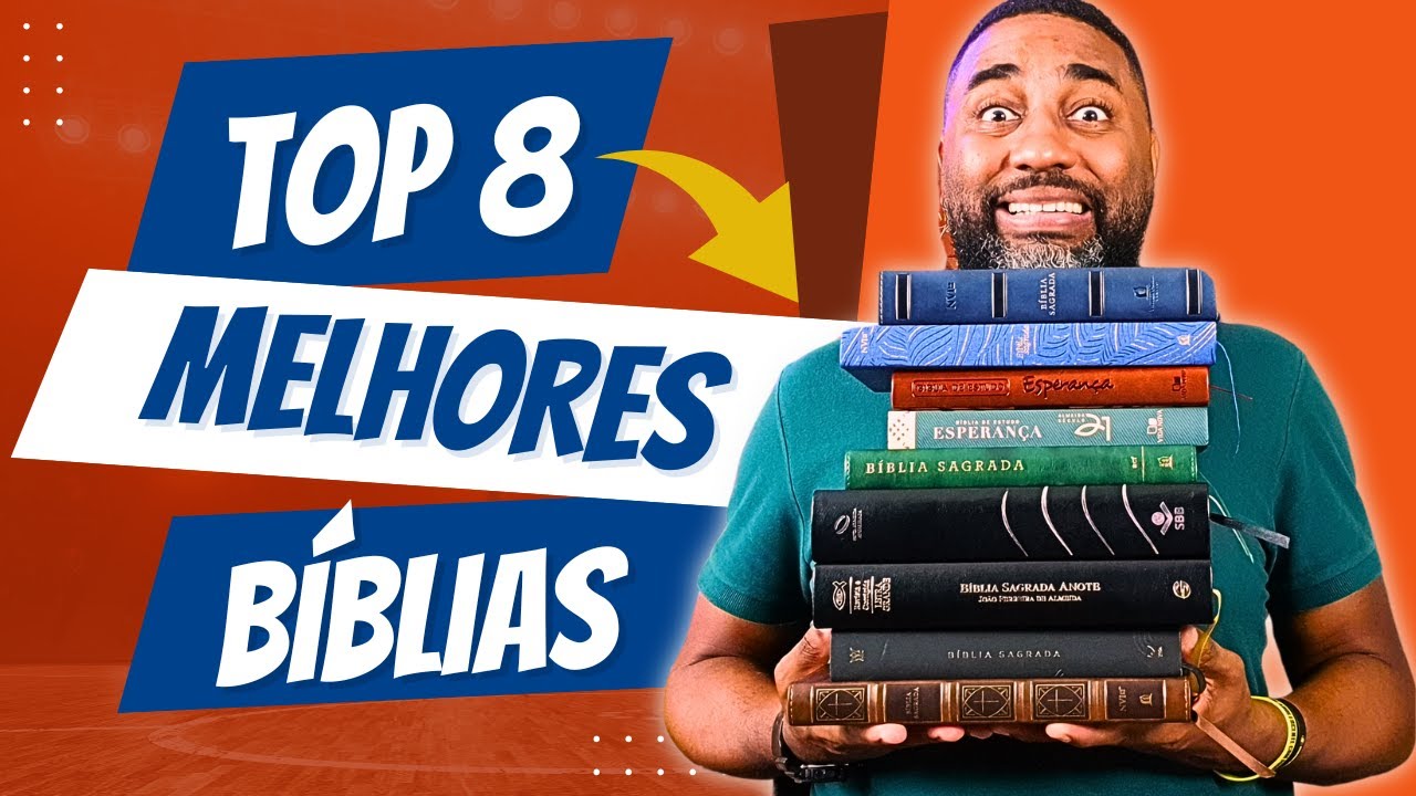 👑As 8 MELHORES Bíblias para Levar para a Igreja - 8 Melhores Bíblias | Flávio Sacramento