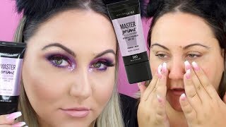 *NEW* Maybelline FaceStudio Master Prime BLUR + DEFEND REVIEW!