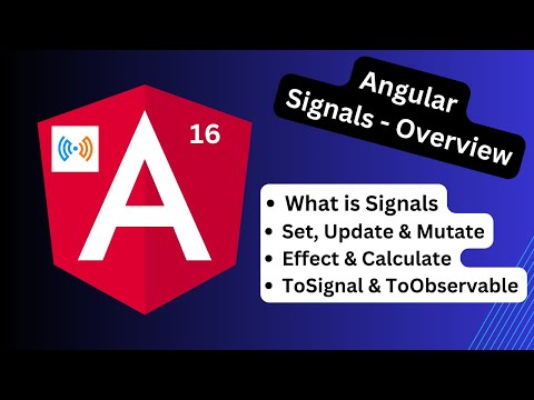 Angular Signals overview with examples | Angular 16 features | Nihira Techiess