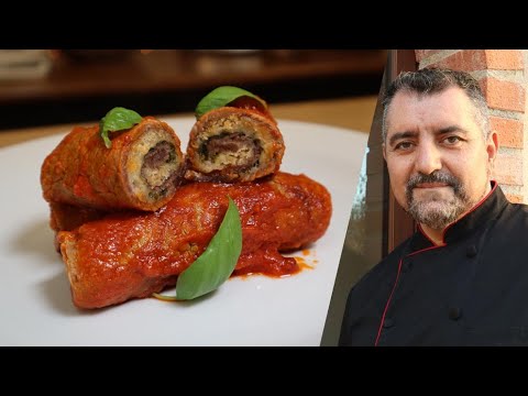 Meat rolls with tomato sauce - recipes and cooking #75 -