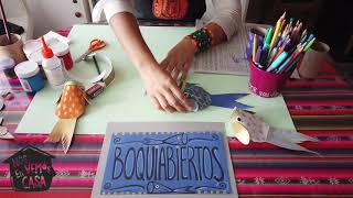 En Reciclarte II como hacer "boquiabiertos"