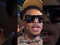 SHAKUR STEVENSON SAYS GERVONTA DAVIS STOPS RYAN GARCIA LATE