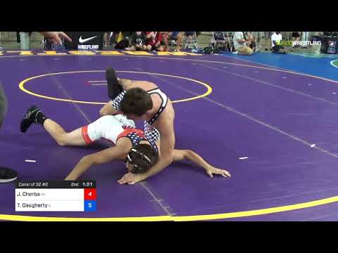 2018 USMC-USAW Cadet & Junior FS Nationals/Cadet 126 Consi Of 32 #2 - Joshua Cherba (WI) Vs. Trist