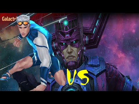 QUICKSILVER (summer days) VS GALACTUS | QUICKSILVER GBR | MARVEL FUTURE FIGHT