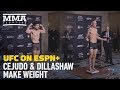 UFC Brooklyn: T.J. Dillashaw, Henry Cejudo Make Weight - MMA Fighting