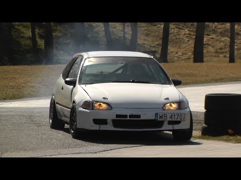 Bartosz Kleczewski, Honda Civic - IV SuperOES Tor Poznań - 07.04.2018