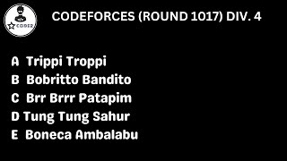 Download the video "CODEFORCES ROUND 1017 DIV 4 SOLUTION"
