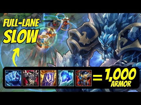 Wild Rift - 1,000 ARMOR MALPHITE VS FULL AD TEAM