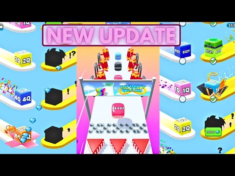 NEW UPDATE🚀 Jelly Run 2048 vs Ball Run 2048 Infinity Mode | Unlock 1Q, 2Q, 4Q, 8Q & New VIP 1Q Cube