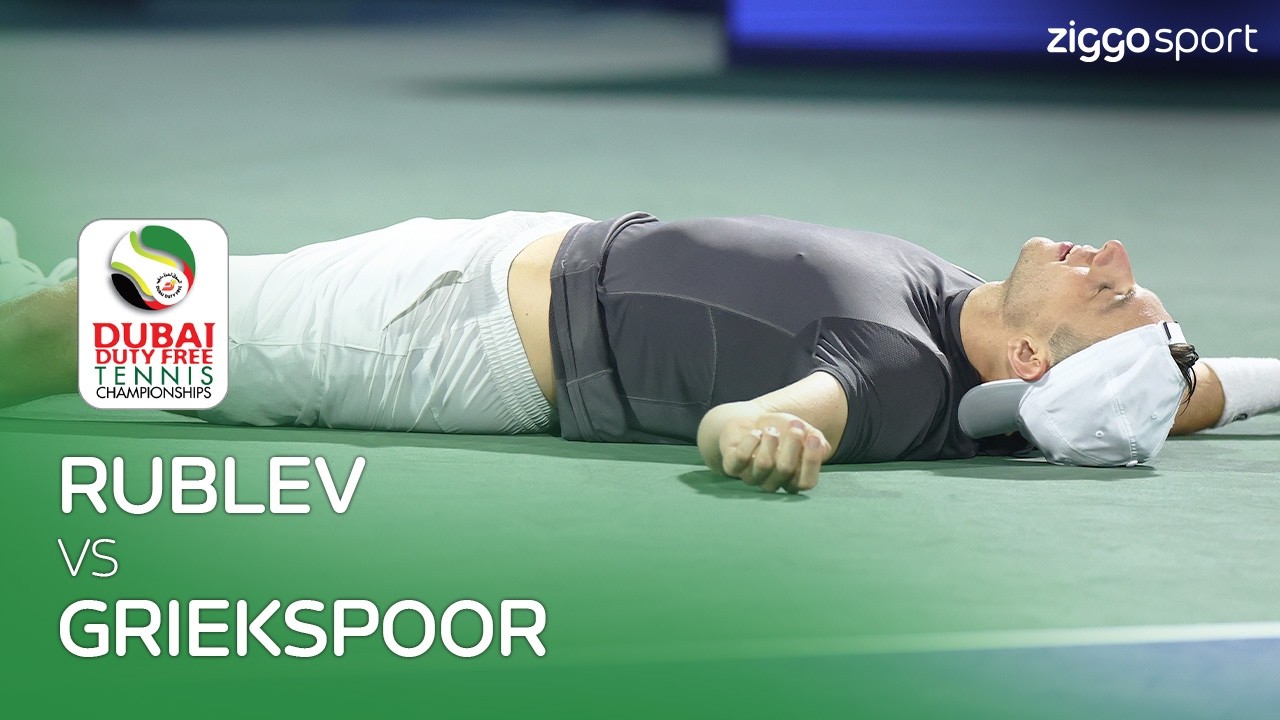 FENOMENALE GRIEKSPOOR STUNT EN GAAT NAAR DE FINALE!! 😍🤯 | Rublev vs Griekspoor | ATP 500 Dubai 2026