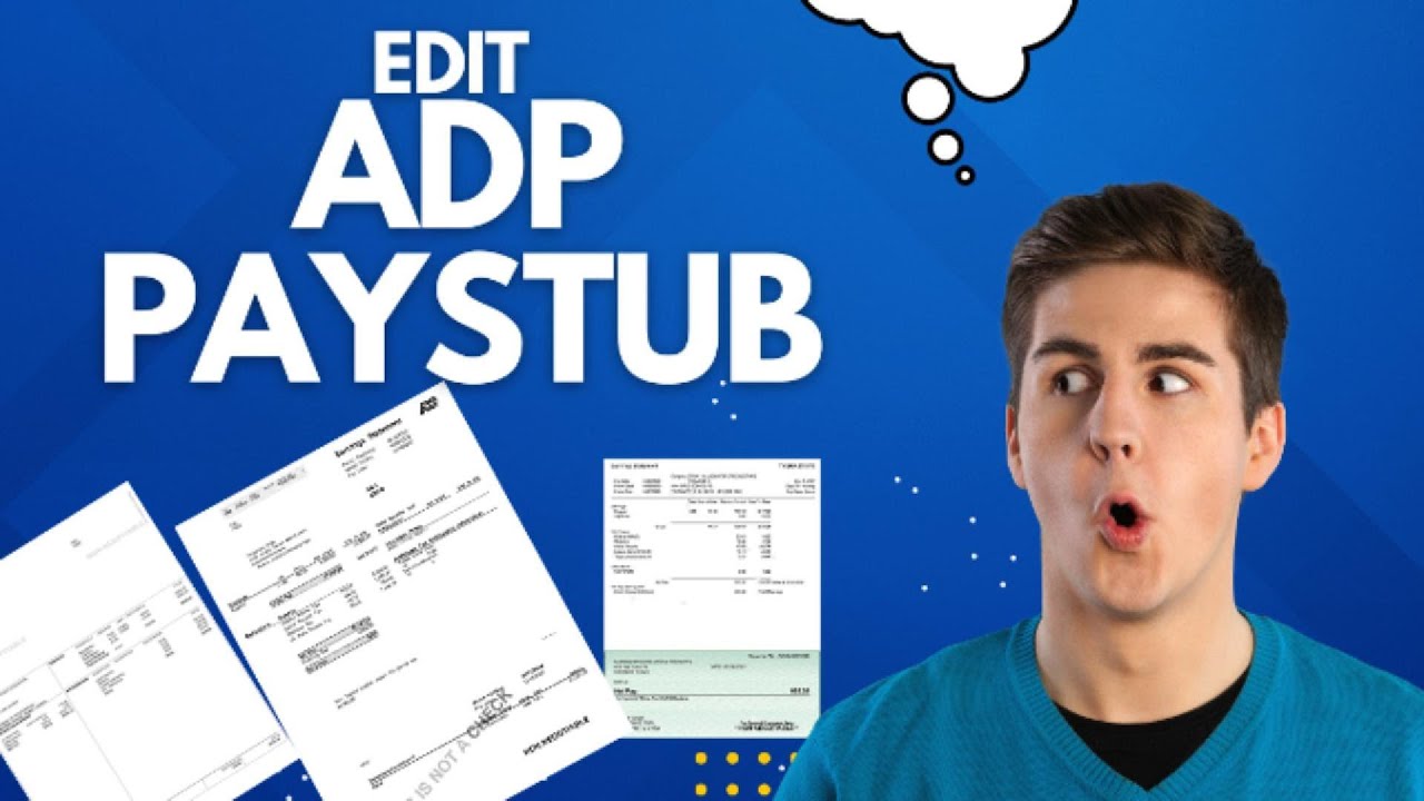 EDIT ADP PAYSTUB - PAYSTUB TEMPLATE