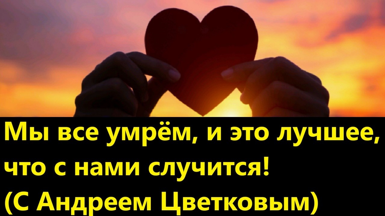 Мы все умрём, и это лучшее, что с нами случится! (С Андреем Цветковым)