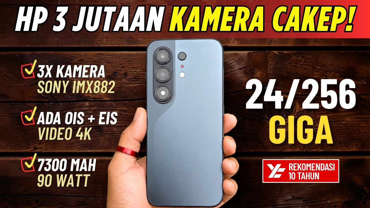 5 REKOMENDASI HP KAMERA 3 JUTAAN TERBAIK JUNI 2026