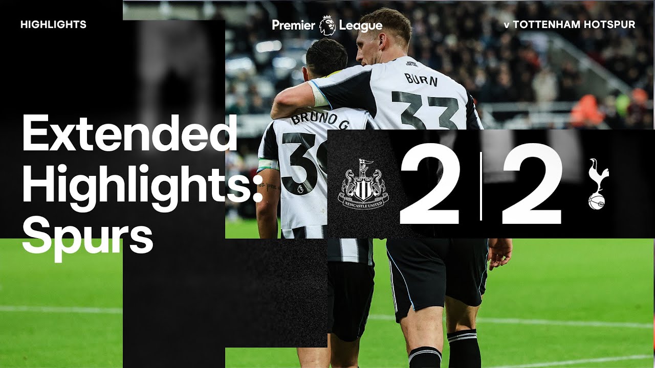 Newcastle United vs Tottenham Hotspur Highlights