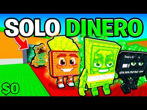 DE $0 a $100 TRILLONES SOLO con BRAINROTS DE DINERO