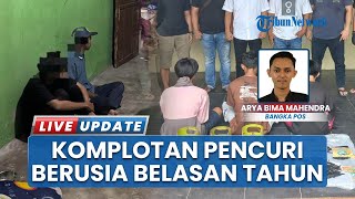 Komplotan Pencuri Remaja Dibekuk Polisi di Kabupaten Bangka, Beraksi di 7 TKP