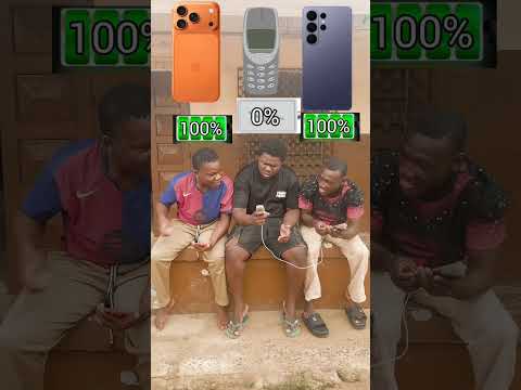 Nokia 3310 vs iPhone 17 Pro & Samsung S26 Ultra : Le Choc des Batteries ! #humour #comedy #funny