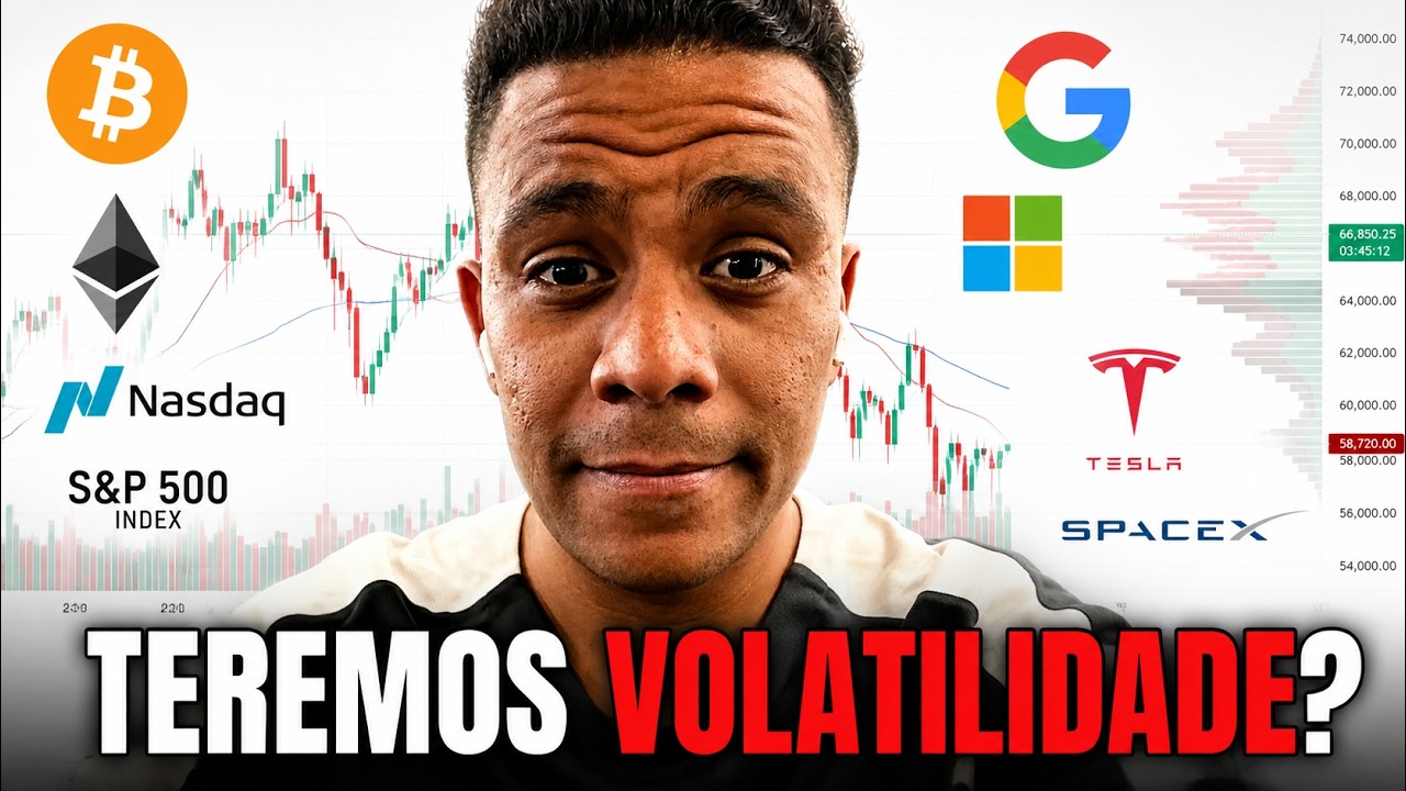 SERÁ QUE TEREMOS VOLATILIDADE HOJE? TRADING AO VIVO: BITCOIN, SP500, NASDAQ, XAU, FOREX
