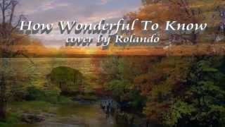 How Wonderful To Know - Andy Williams cover