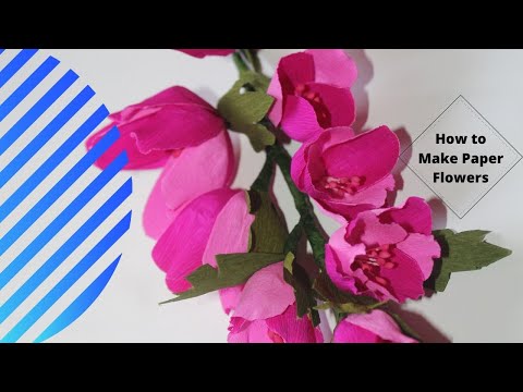 Easy paper flowers | DIY Flowers Making at home