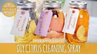 DIY Citrus Natural Cleaning Spray