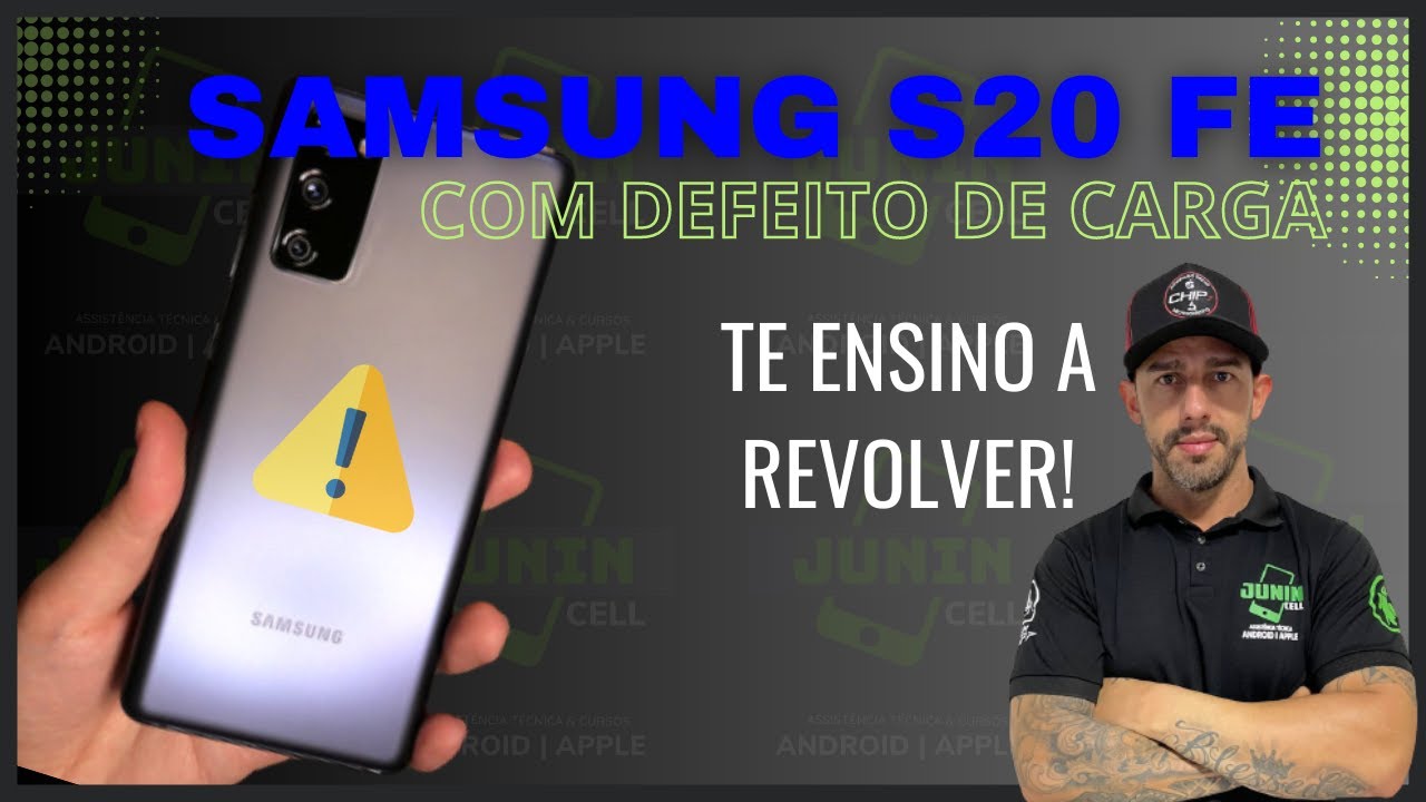 SAMSUNG S20 FE COM DEFEITO DE CARGA.