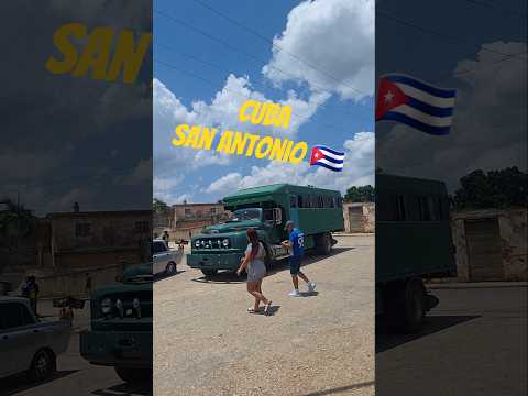 🇨🇺San Antonio de los Baños/CUBA| leyendas de camiones para transporte público