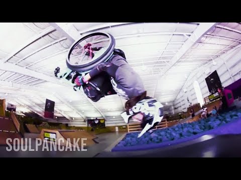 First Woman EVER to Wheelchair Backflip! | The Happiness Stories