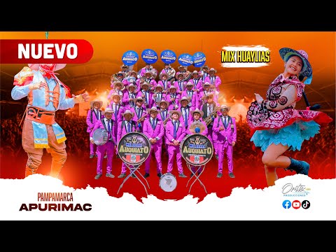 MIX HUAYLIAS Gran Banda Melodías AUQUIATO - 2024