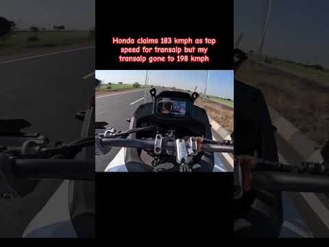 Thumbnail for Honda Transalp Top Speed | Ye toh Company Claimed Top Speed se bhi zyada jaati hai by Honda Transalp
