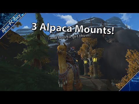 The Alpaca Mount Guide - Springfur Alpaca, Elusive Quickhoof and.... Mollie?