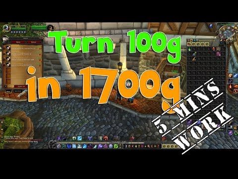 Wow legion Gold Making Guide | Turn 100g in 1700g