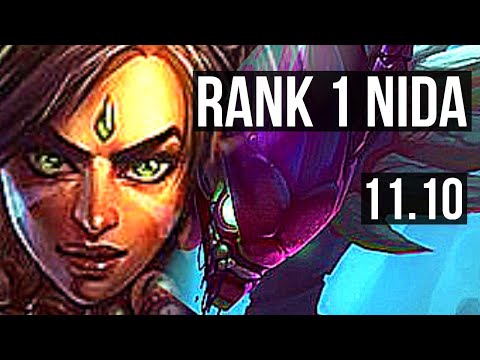 NIDALEE vs KHA'ZIX (JUNGLE) | Rank 1 Nida, Rank 8, 23/4/13, Legendary | EUW Challenger | v11.10