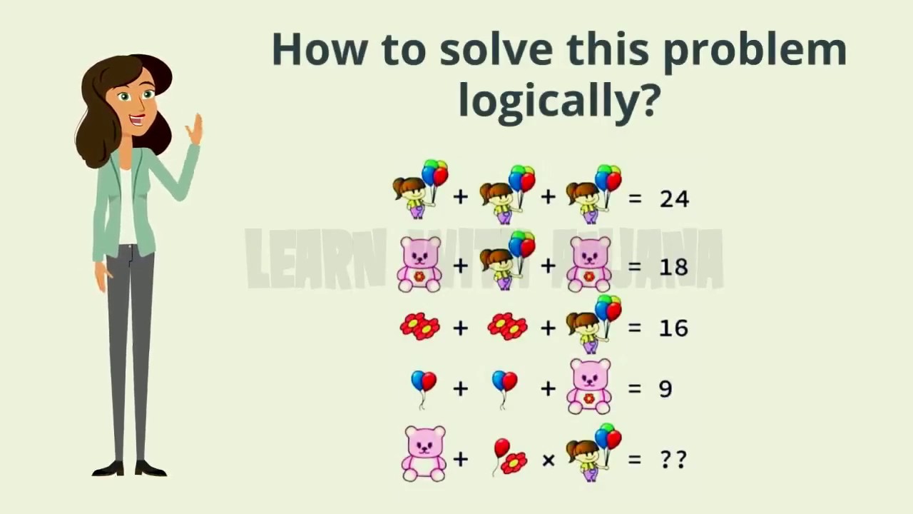 Girl Balloons Teddy Flower Puzzle - SOLVED | Whatsapp Puzzle Viral | Only For Genius