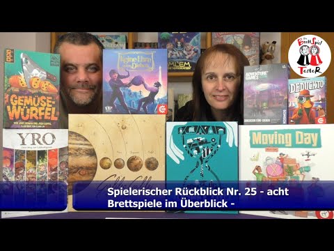 Spielerischer Rückblick Nr. 25 - acht Brettspiele im Überblick - Brettspiel - Die Brettspieltester
