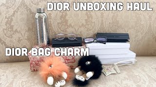 Dior Unboxing Haul🛍️ Dior Water Bottle, Dior Bag Charms, Dior Prescription Glasses