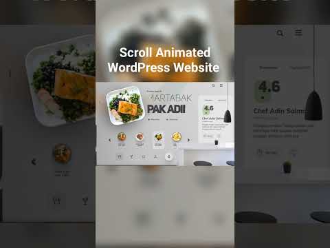 Animated Website #elementor #wordpress #parallaxwebsite #parallaxscroll #parallax