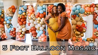 I’m Back | Making 5ft Balloon Garland Mosaics | Life Update | How To