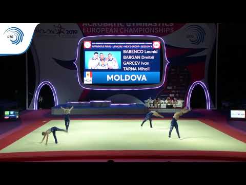Men's group Moldova - 2019 junior Europeans, balance final