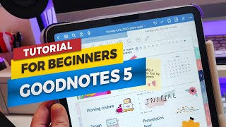 GoodNotes Tutorial for Beginners, How to use digital planner in GoodNotes