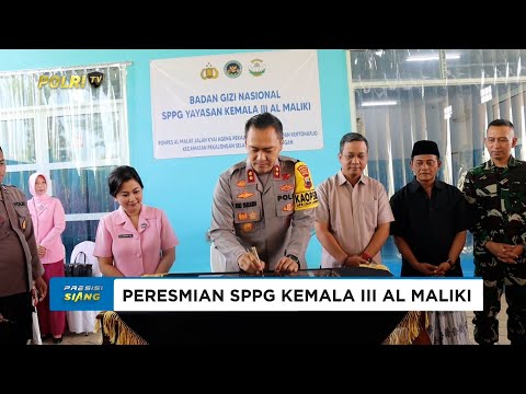POLRES PEKALONGAN KOTA RESMIKAN SPPG KEMALA III AL MALIKI DUKUNG PROGRAM MBG