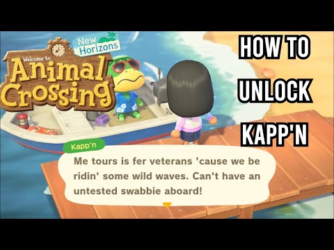 How to Unlock Kapp'n | Animal Crossing New Horizons 2.0 update