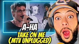 GAVE ME CHILLS! | FIRST TIME HEARING Ah- Ha - Take On Me (MTV UNLPUGGED) REACTION