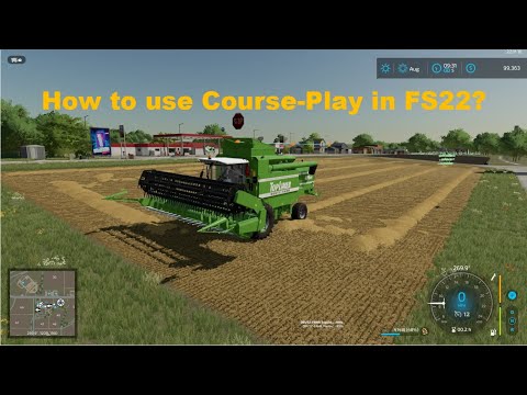 How to use CoursePlay in FS22 with the new AI interface!