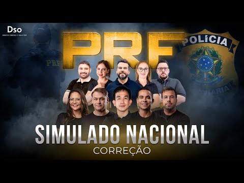 Operação Especial PRF - Correção do simulado PRF - com Direito Simples e Objetivo!