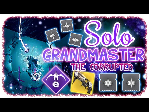 Solo 1620 Grandmaster Nightfall Hunter - The Corrupted - Transcendent Blessing Mod Build Destiny 2