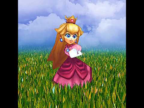 Super Smash Bros. DS Concept: Peach Taunt Animation #mario #smashbros #blender #nintendo #animation
