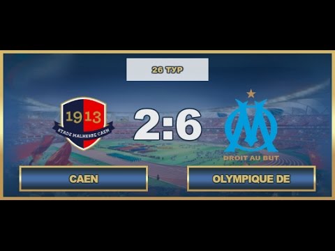 AFL. France. Ligue 1. Tour 26. Caen - Olympique de Marseille